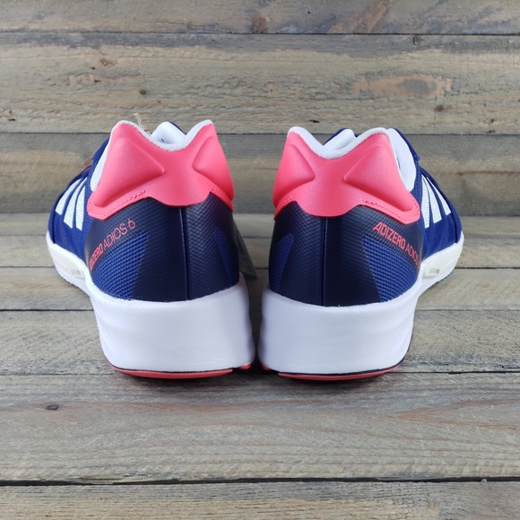 adidas Men's Adizero Adios 6 M Breathable Running Shoes Legacy Indigo - Picture 4 of 11